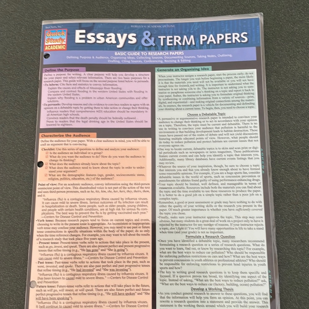 Quick study academic ,ESSAY’S & TERM PAPERS